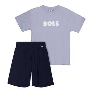 Boss Childrens/Kids Logo T-Shirt & Shorts Set / Navy